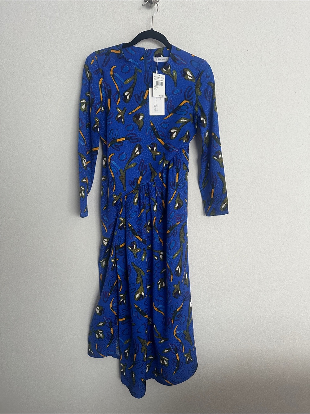NWT CHRISTIAN WIJNANTS $690 Dele royal dress XS 34